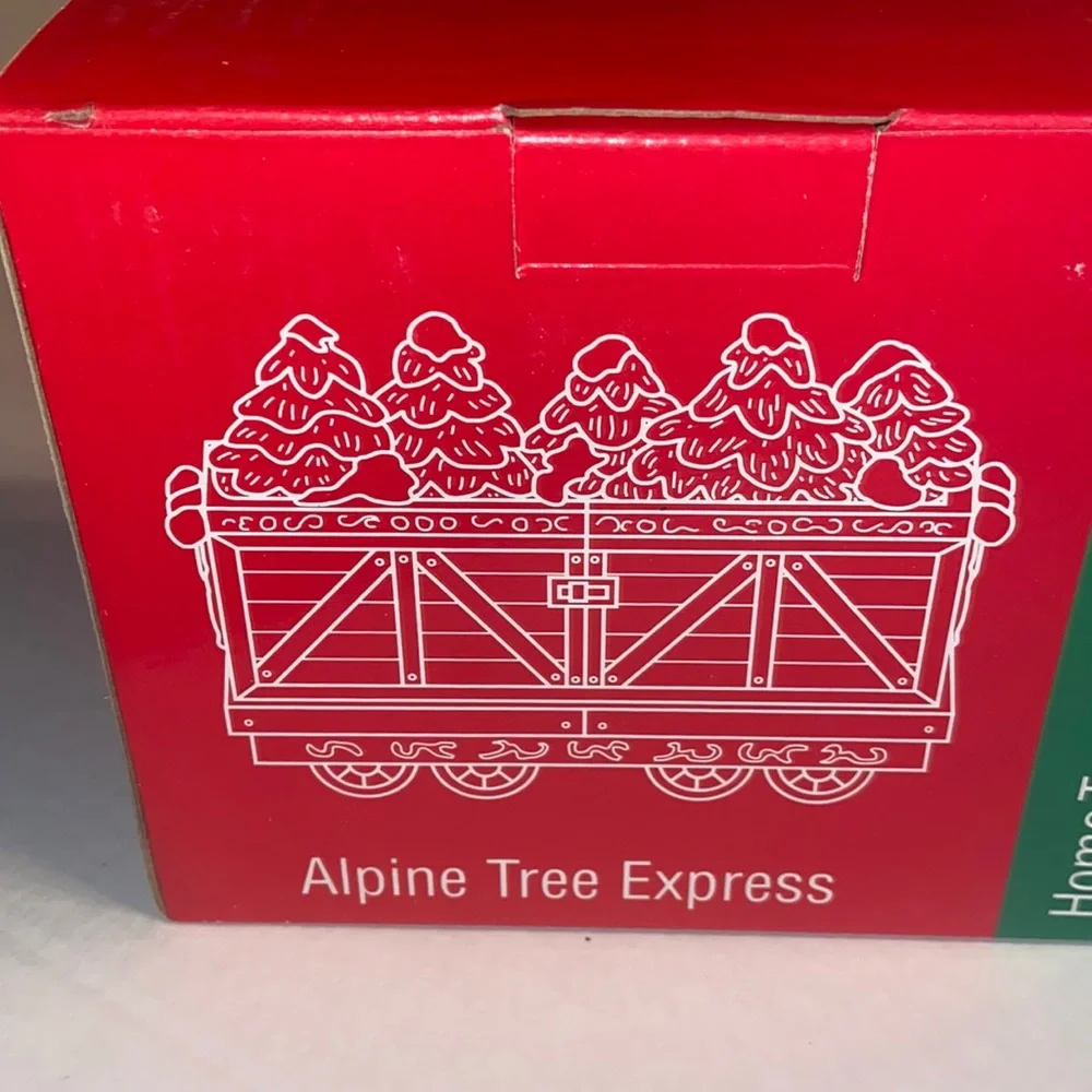 New in box vintage Home Towne Express 1998 Edition Alpine Tree Express train car
